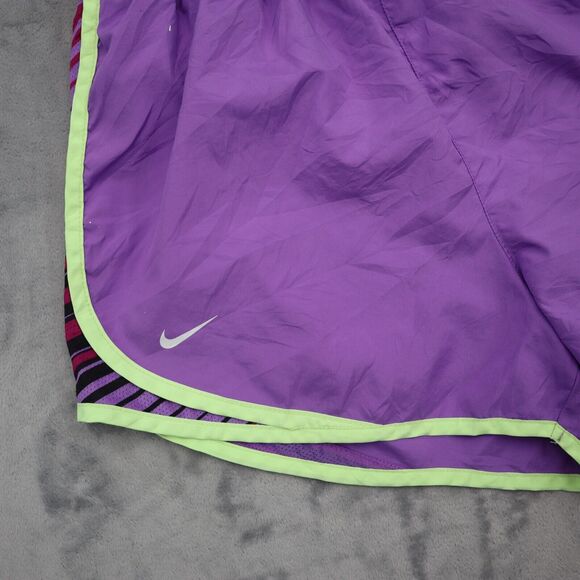 Nike Shorts Womens M Purple Dri Fit Dolphin Style Active Work Out Fitness Bottom - Picture 8 of 16